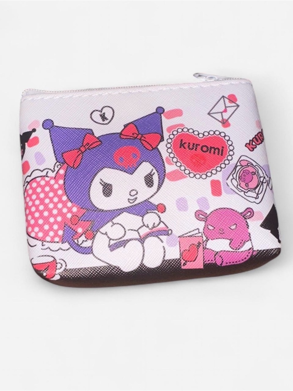 Sanrio Kuromi Pink Purple Character Coin Pouch